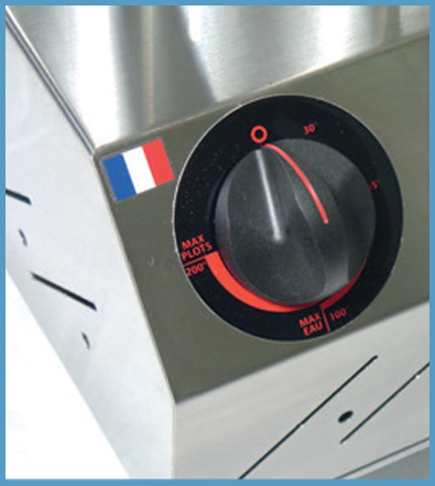 Sausage heater stainless steel cover